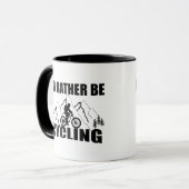 Mug Humour VTT - Cyclisme drôle (Devant gauche)