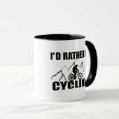 Mug Humour VTT - Cyclisme drôle (Devant droit)