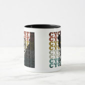 Mug Humour VTT - Cyclisme Drôle - Cycopathe (Centre)