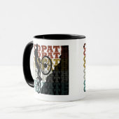 Mug Humour VTT - Cyclisme Drôle - Cycopathe (Devant gauche)