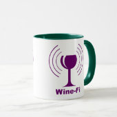Mug Humour Wine-fi (Devant droit)