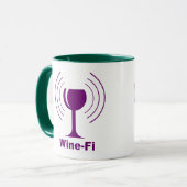 Mug Humour Wine-fi (Devant gauche)