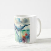 Mug Humpback whale 220824AREF108 - Watercolor (Devant droit)