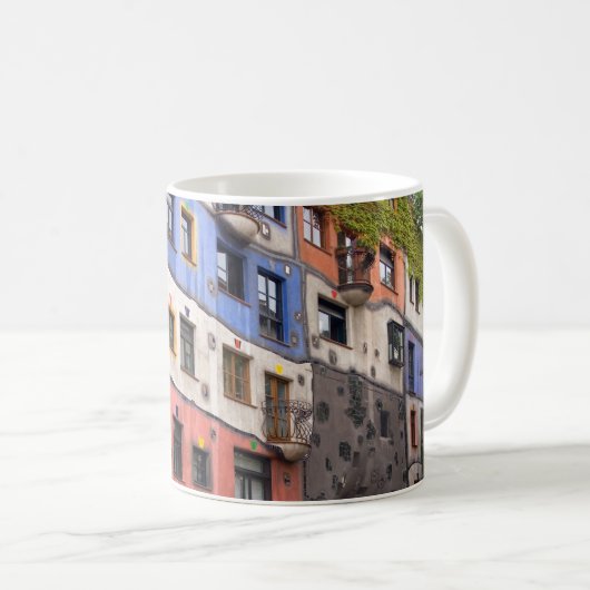Mug Hundertwasser en photo de Vienne (Devant droit)