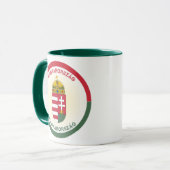 Mug Hungary Coat of Arms Circle Shape (Devant gauche)
