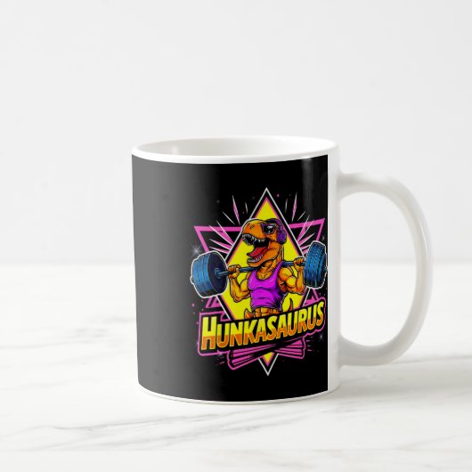 Mug Hunkasaurus Gym Workout T-rex Powerlifter Bodybui (Droite)