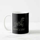 Mug Hunt Or Die Funny Hunting Quote Deer Butcher Chart (Gauche)