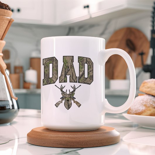 Mug Hunter Dad Mug, cadeau de fête des pères pour l’ét