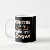 Mug Hunter Deer Funny Chasse Est Ma Saison Préférée (Gauche)