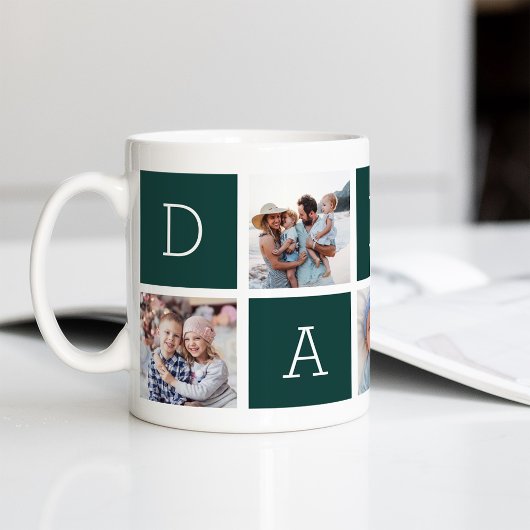 Mug Hunter Green | Custom Daddy 5 Photo Collage