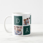 Mug Hunter Green | Custom Daddy 5 Photo Collage (Gauche)