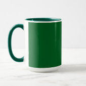 Mug Hunter green, deep rich shade, (Gauche)