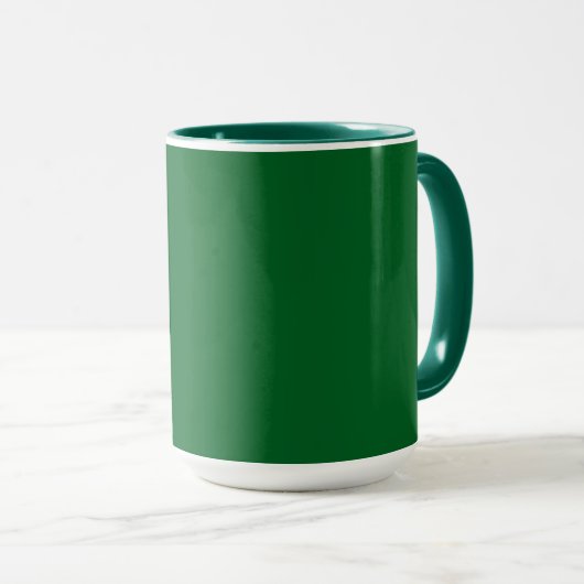 Mug Hunter green, deep rich shade, (Devant droit)