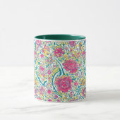 Mug Hunter Green Floral Motif arabe (Centre)