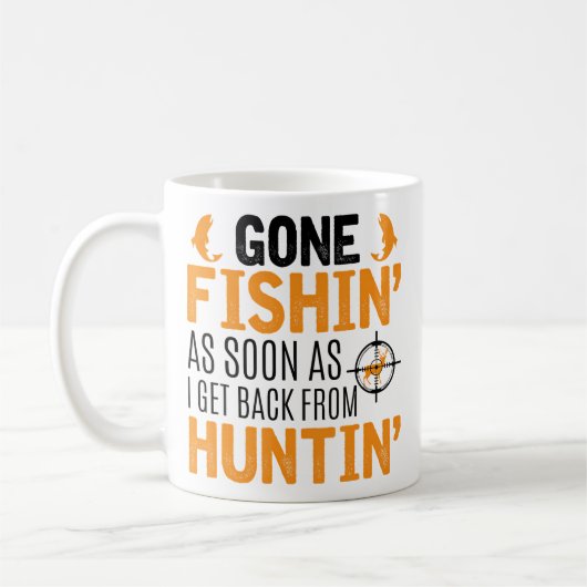 Mug Hunting Fishing For Hunters Who Hunt Fish (Gauche)