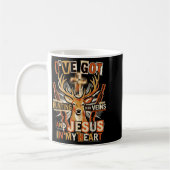 Mug Hunting In My Veins Jesus In Heart Christian Deer  (Gauche)