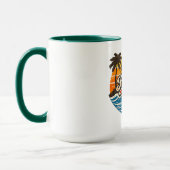 Mug Hunting Retro Sunset Design (Gauche)