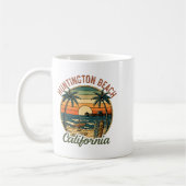 Mug Huntington Beach California Los Angeles Surfer Vin (Gauche)