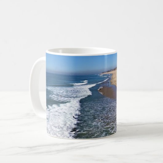 Mug Huntington Beach, Californie (Devant gauche)