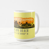 Mug Huntington Beach City Silhouette (Devant droit)