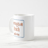 Mug Huntington Beach la Californie BlueBox (Devant gauche)