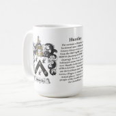 Mug Huntley, l'origine, la signification et la crête (Devant gauche)