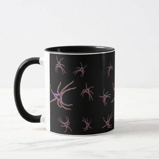 Mug Huntsman Spider Oil Art, (Gauche)