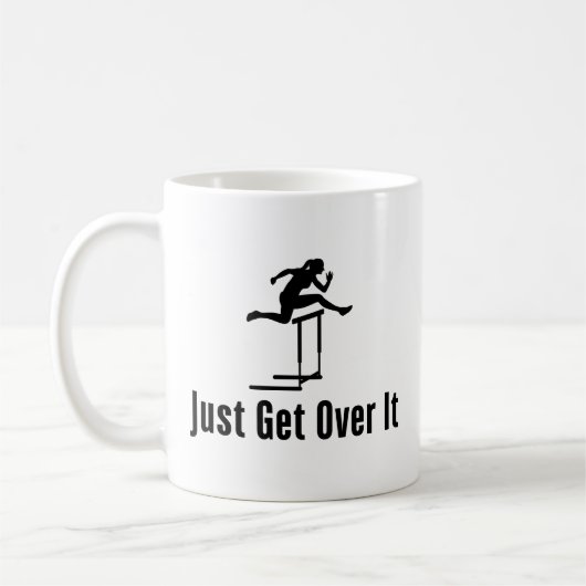 Mug Hurdling viens juste de le surmonter Femme Hurdler (Gauche)