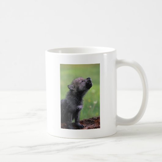 Mug Hurlements de loup de bébé (Droite)