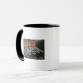 Mug Huron, Ohio - Lac Érié - Scènes de grandes lettres (Devant gauche)