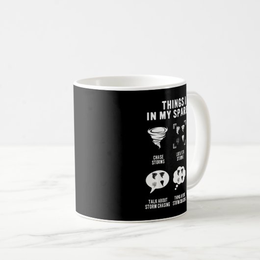 Mug Hurricane Chasing Chaser Tornado Hunter Meteorolog (Devant droit)