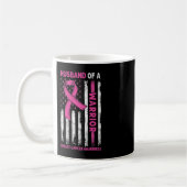 Mug Husband Of A Warrior Breast Cancer Awareness Suppo (Gauche)