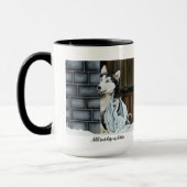 Mug Husky Chig White Dragon Adventure (Gauche)