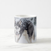 Mug Husky dans la neige (Centre)