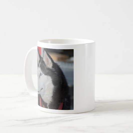 Mug Husky dog before a race (Devant gauche)
