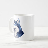 Mug Husky Howlers Husky Dog Power Logo Art (Devant gauche)