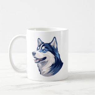 Mug Husky Howlers Husky Dog Power Logo Art