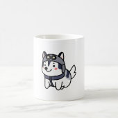 Mug Husky Pilot Amoureux des chiens Malamute (Centre)
