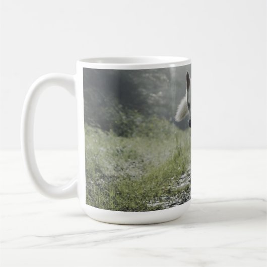 Mug Husky Sibérien Blanc (Gauche)