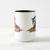 Mug Husky Superhero : Rencontrez le Super Chien !" (Centre)