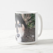 Mug Husky Un Oeil Bleu Un Oeil Brown (Devant droit)