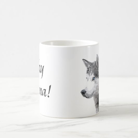 Mug Huskys Sibériens Chien , Maman Husky (Centre)