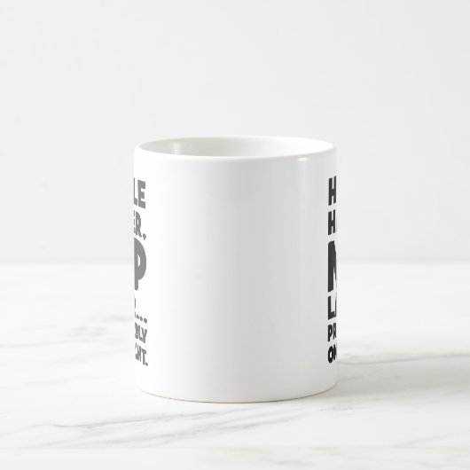 Mug Hustle Harder, Nap plus tard sur Yatch - Succès am (Centre)