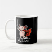 Mug Huzzah Axolotl Knight Funny Sword Meme Quote  (Gauche)
