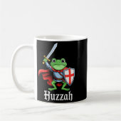 Mug Huzzah Frog Knight Funny Sword Meme Quote Medieval (Gauche)