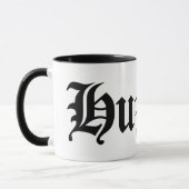 Mug Huzzah ! {Typographie médiévale} (Gauche)