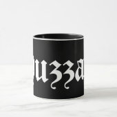 Mug Huzzah ! {Typographie médiévale} (Centre)