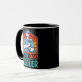 Mug HVAC Papa Mais Glacière Drôle Technicien HVAC Père (Devant gauche)