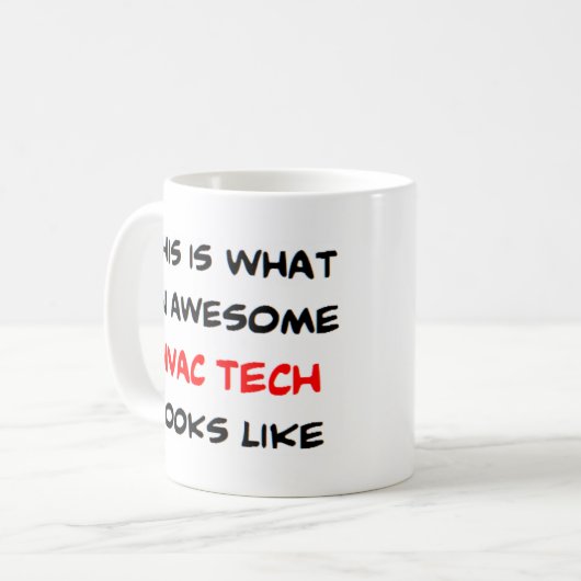 Mug hvac tech, génial (Devant gauche)