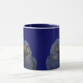 Mug Hyacinth Macaw Parrot Bird Rare Blue (Centre)